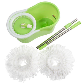 Floor Spin Mop with 2 Heads