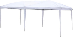 Outdoor 10' x 20' Easy Pop Up Canopy Tent - White