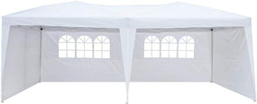 Outdoor 10' x 20' Easy Pop Up Canopy Tent - White
