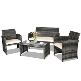 Outdoor Furniture Set - 4 pc Gray