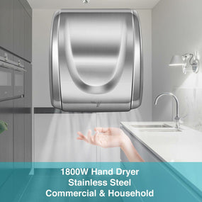 Automatic Hands Drying Hand Dryer 1800W