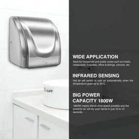 Automatic Hands Drying Hand Dryer 1800W