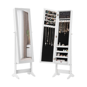 Armoire Mirrored Jewelry Cabinet
