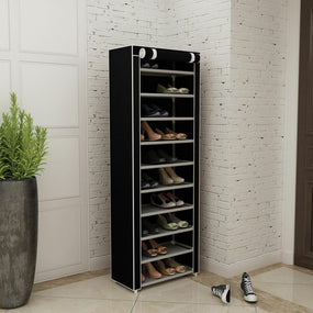 Fabric Shoe Cabinet with Cover 22