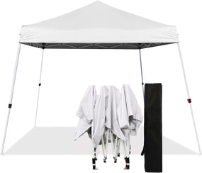 Outdoor 8'x8' EZ Pop Up Tent - White