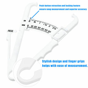 Body Accu-Measure Fat Caliper and Body Mass Measuring Tape