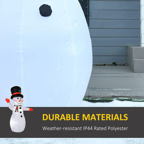 8' Inflatable Christmas Snowman