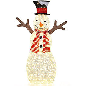 3.5' Christmas Decor Snowman with Lights