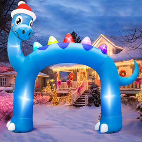 12' Christmas Inflatables Dinosaur