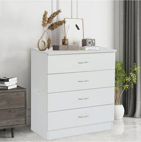 Bedroom Storage Dresser - White