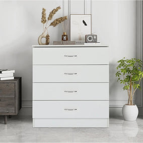 Bedroom Storage Dresser - White