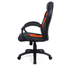 Desk Office Chair Race Car Style Bucket Seat - Orange