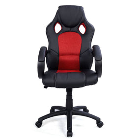 Desk Office Chair Race Car Style Bucket Seat - Red