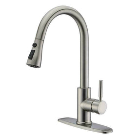 Kitchen Pull-Out Faucet with Plate