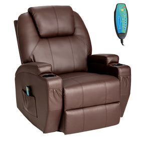 Living Room Massage Chair Recliner - Brown