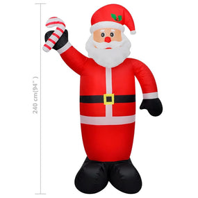 8' Inflatable Christmas Santa Claus with LED