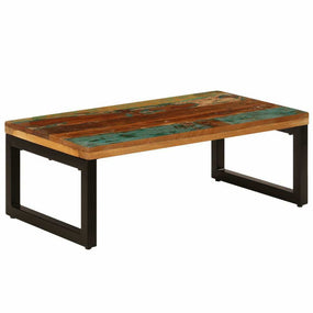Wooden and Steel Coffee Table 39