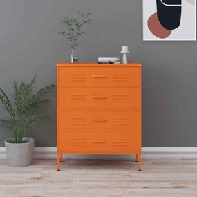 Sideboard Chest Storage Cabinet 31 inch Orange