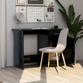 Contemporary Home Desk High Gloss 39