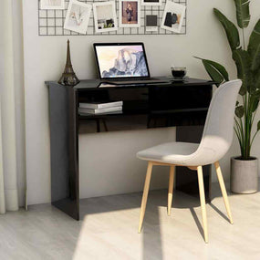 Contemporary Home Desk High Gloss 35