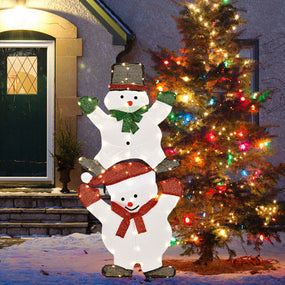 4.5' Outdoor Christmas Decor Snowmen