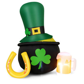 5' Inflatable St Patrick's Day Leprechaun Hat