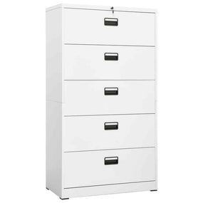 Office Filing Cabinet 35" - White