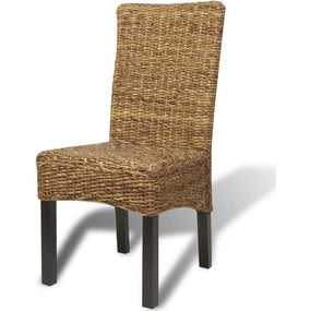 Dining Rattan Wooden Chairs SMW - 4 pc