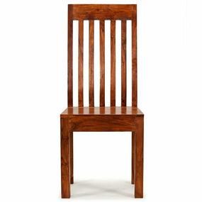 Wooden Dining Chairs - 4 pc Brown